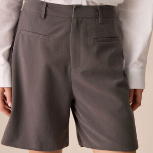 Women's Coffee Pocket Wide-leg Shorts