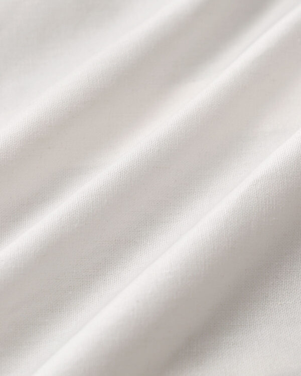 White Crochet Cotton Shorts - Image 3