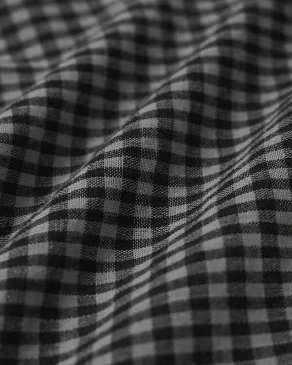 Grey High Waisted Plaid Shorts - Image 7