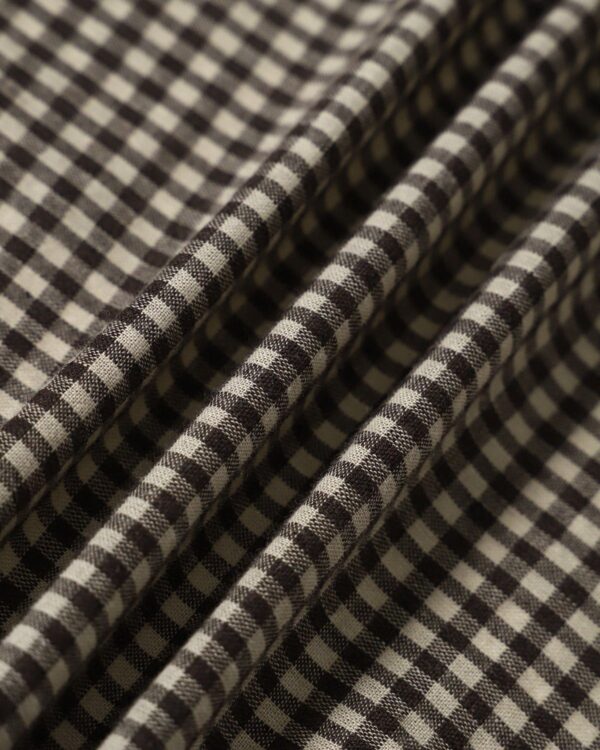 Brown High Waisted Plaid Shorts - Image 7
