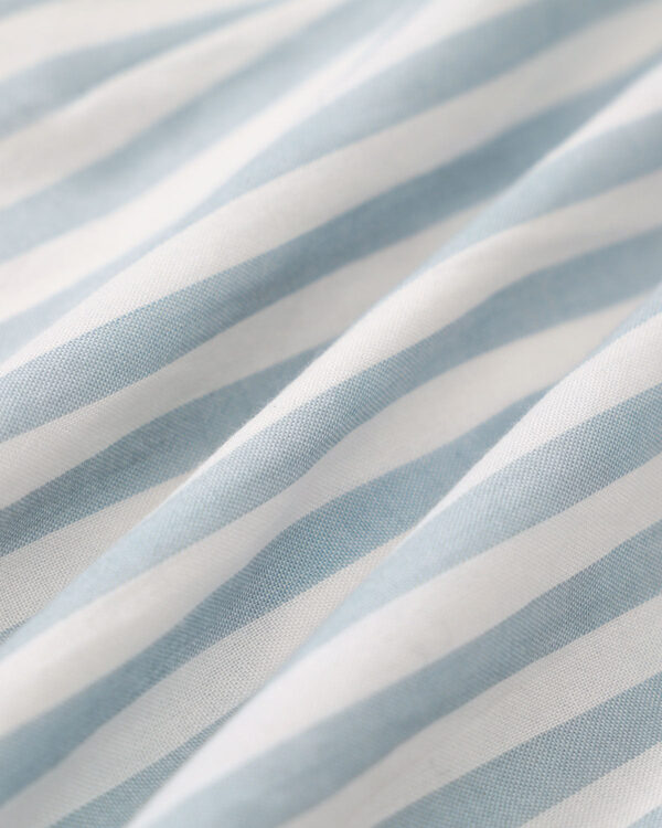 Grey Striped Zipper Shorts - Image 8